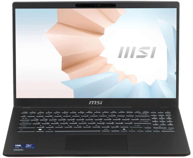 Ноутбук 15.6" MSI Intel Core Ultra 7 155H 1.4 ГГц 16 ГБ DDR5 Intel Arc Graphics Modern 15 H AI C1MG-
