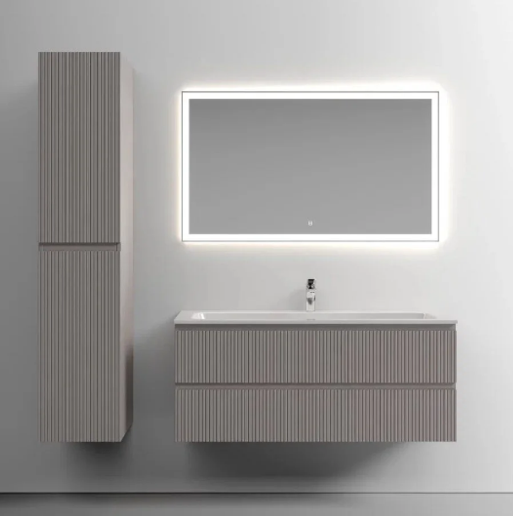 Тумба подвесная SANCOS Snob T 1195х445х500, c двумя ящиками оснащенными доводчиками, Doha Soft, арт.SNT120SM