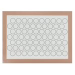 Коврик силиконовый для раскатки теста 40*30см Макарун SATOSHI