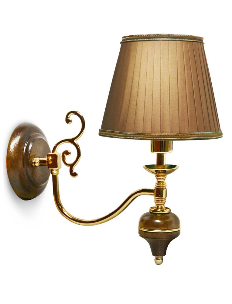 Бра сосна(лента,тесьма) (№3,плафоны зеленые)