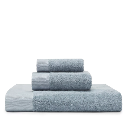 Полотенце Frette Diamonds Bordo Blue Grey (76 x 147 см)