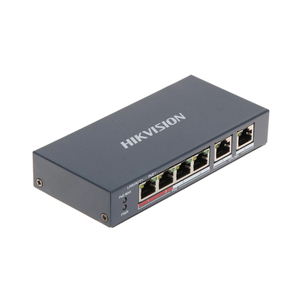 Коммутатор Hikvision DS-3E0106P-E/M(B)