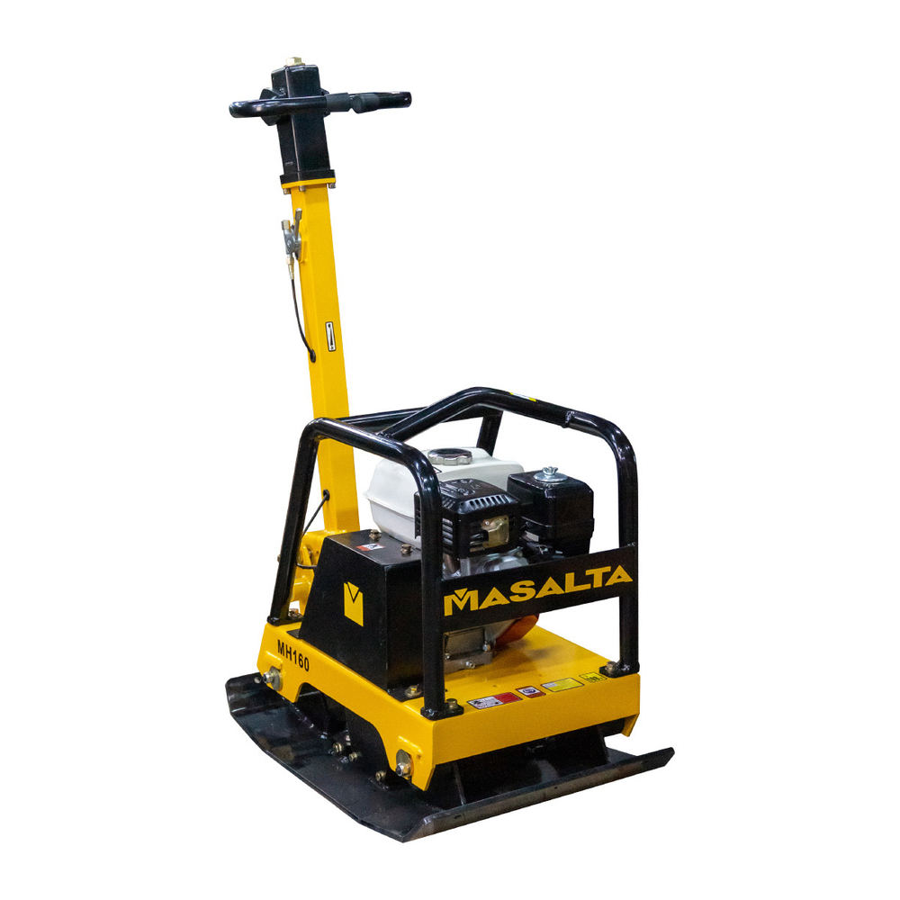 Виброплита MASALTA MSH-160-4 (бензиновая, Honda GX160, 4,0 (5,5) кН (л.с.), 150 кг)