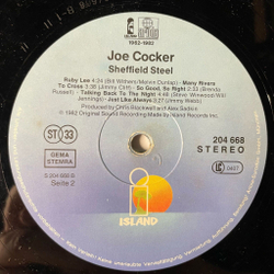 Винтажная виниловая пластинка LP Joe Cocker Sheffield Steel (Germany 1982)