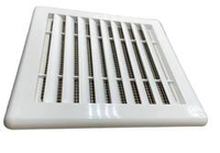 Решётка вентиляционная разъёмная с москитной сеткой 180х180 мм