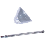 МАСТАК (135-00006) Воронка с гибким сливом, металлическая, 140 х 180 х 470 мм