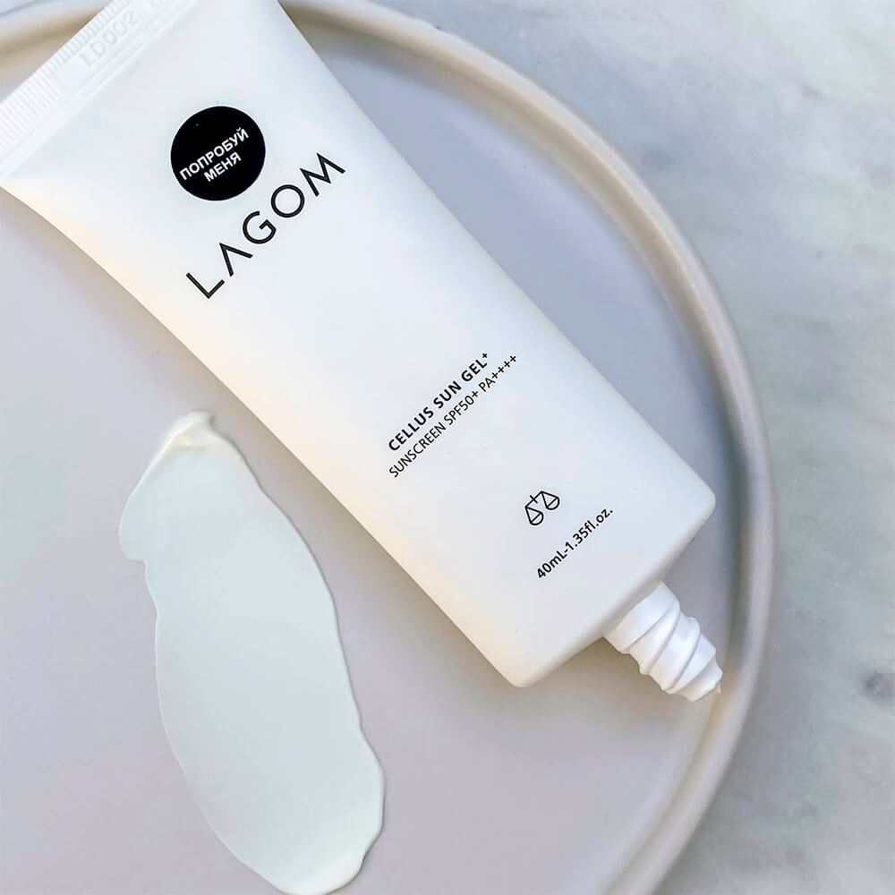 Увлажняющий солнцезащитный крем-гель Lagom Cellus Sun Gel Plus SPF50+ PA+++