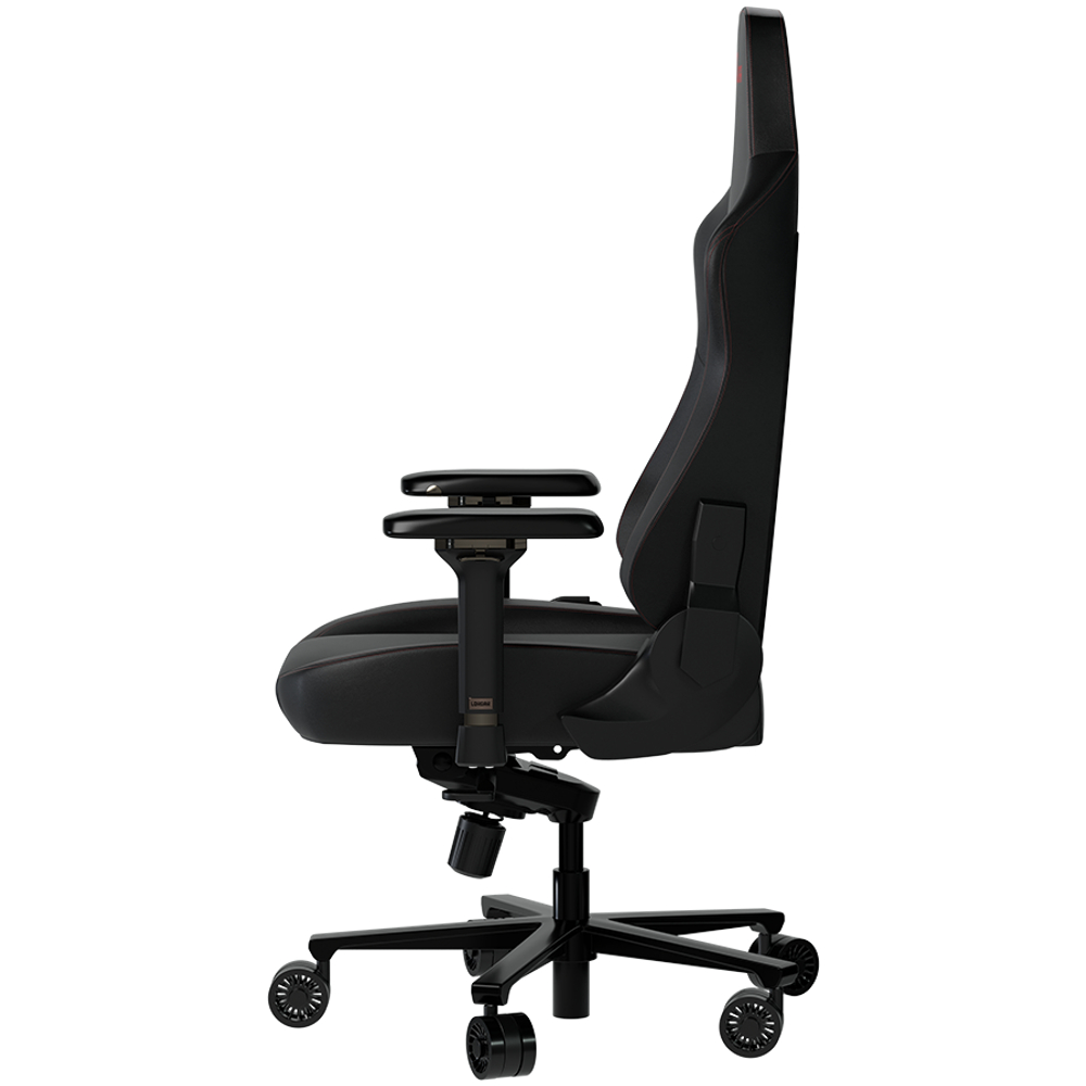 LORGAR Embrace 533, Gaming chair, PU eco-leather, 1.8 mm metal frame, multiblock mechanism, 4D armrests, 5 Star aluminium base, Class-4 gas lift, 75mm PU casters, Black