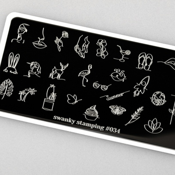 Пластина Swanky Stamping №34
