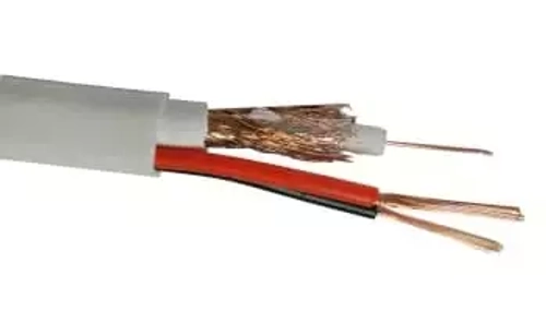 КВК (кабель видеоконтроля) 2B+2*0,5 AVS Electronics белый