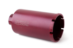 Сегментная алмазная коронка MESSER REDLINE по граниту диаметр 20 мм длина 100 мм