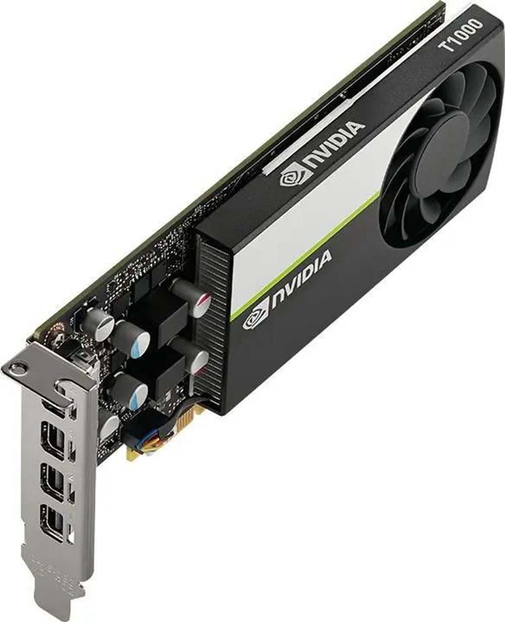 Видеокарта PNY NVIDIA  T1000 T1000 8ГБ GDDR6, Low Profile,  Bulk [vcnt1000-8gb-sb]