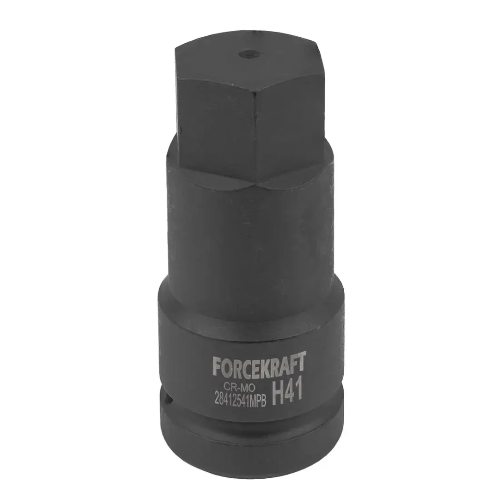 Головка-бита 6-гранная ударная 1/2'', 41мм FORCEKRAFT FK-28412541MPB