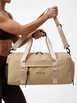 Сумка спортивная QOZA Limited Edition, бежевая, 21 л