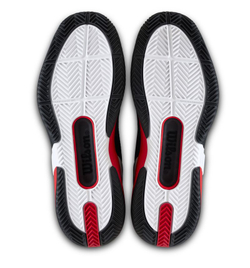 Мужские кроссовки теннисные Wilson Rush Pro 5 Clay - black/infrared/white