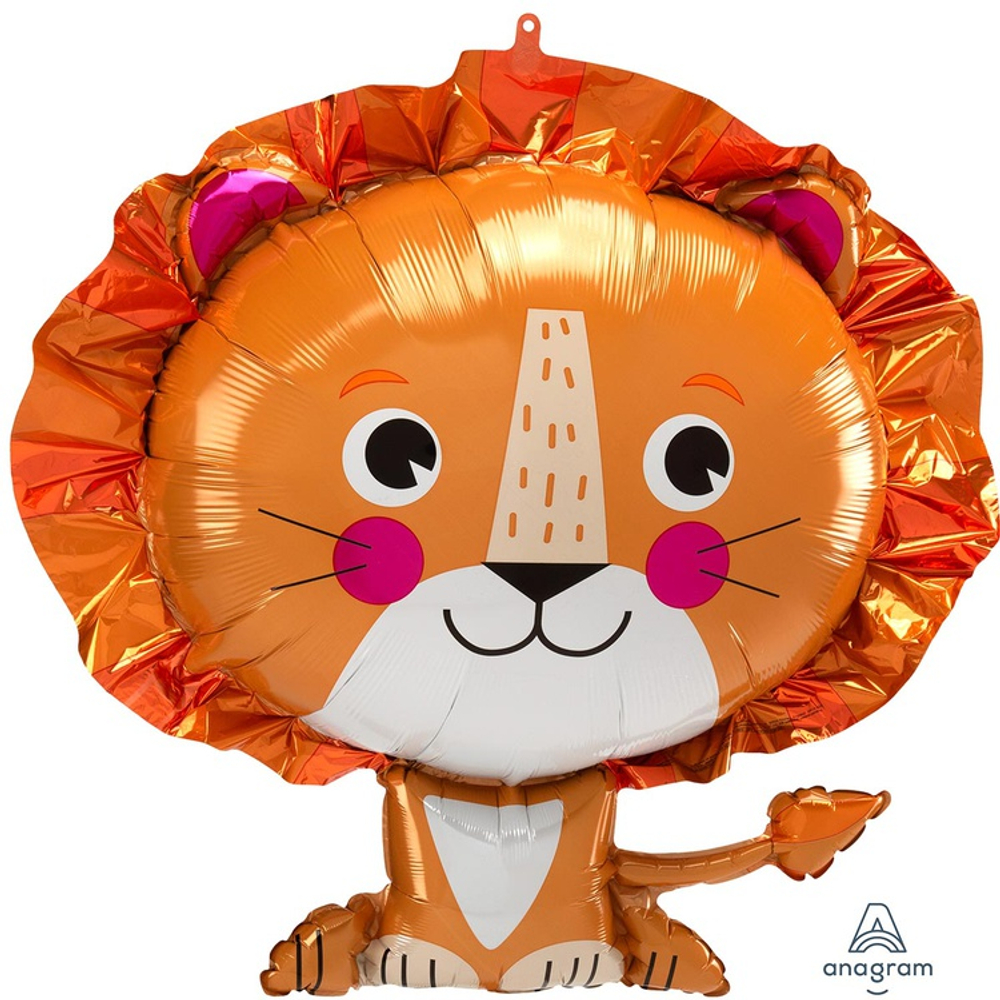 Шар Фольгированный Лев (Оранжевый)