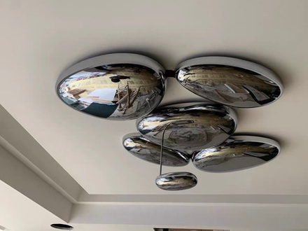 Ceiling design lamp Skydro by Artemide (6 lampshades)