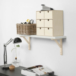 Настенная полка - BERGSHULT IKEA/БЕРГСХУЛЬТ ИКЕА, 80х20 см, белый