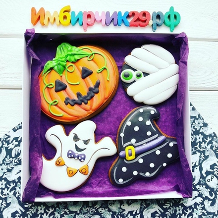 Имбирные пряники Хэллоуин