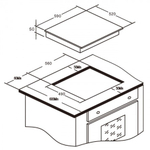 Индукционная варочная панель Kuchenchef KHI601