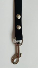 Водилка из биотана , 20 мм , 35 см. Карабин авиационный , черный.