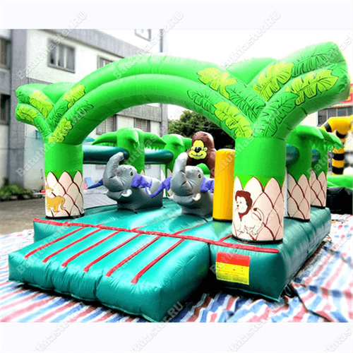 Коммерческий надувной батут "Национальный парк" 5*5*3 м