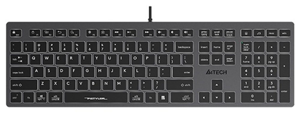 Клавиатура A4Tech FX60H White белый