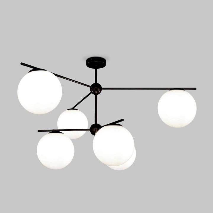 Потолочная люстра Eurosvet Marbella 60147/6 черный Smart