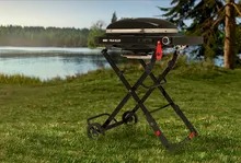 Портативный газовый гриль Weber Traveler Compact, 1 горелка, чёрный