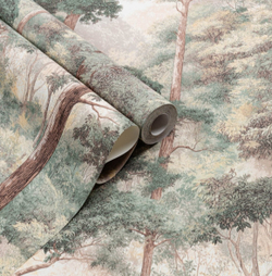 Обои виниловые TC72703-71 ТРЕНД Энергия леса PALITRA TREND сюжетный рисунок, размер 1,06х10 м