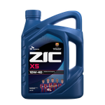 Масло моторное полусинтетическое ZIC Х5 SAE10w40 API SP 4л.