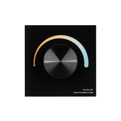 Панель SMART-P20-MIX-G-IN Black (12-24V, 4x3A, Rotary, 2.4G) (Arlight, IP20 Пластик, 5 лет) 033762