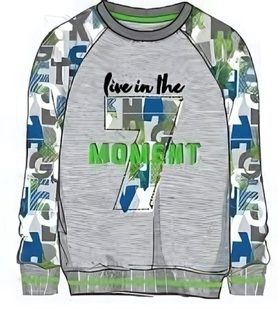 Толстовка д/мал, мультиколор, р.116, (Батик) 00868_BAT