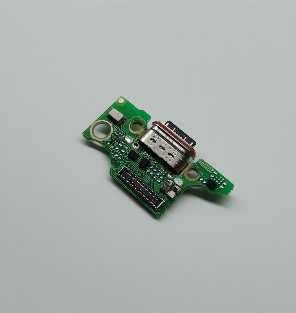 Tecno Camon 40 (CM5) - Нижняя плата зарядки (субплата) с разъемом зарядки (Type-C) + микрофон (быстрая зарядка)