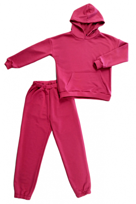 Спортивный костюм 2602/15 клюква, 3х/н, без начеса