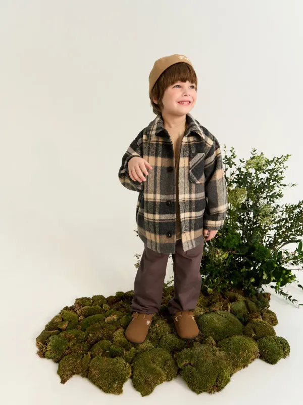 Пальто клетка 