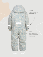 Комбинезон мембранный демисезонный Mjölk Blue Leopard, утеплитель 150гр/м2