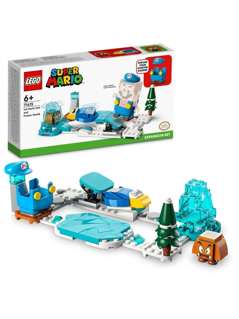 LEGO Super Mario 71415 «Костюм Ледяного Марио и замороженный мир» — доп-набор