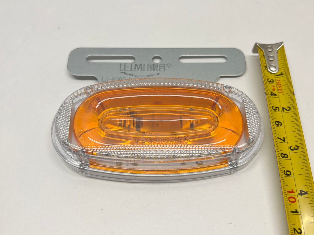 24V / Боковые Светодиодные габаритные фонари, 24 вольта, оранжевый, ОптиЛюм, LEIMU (за 1 шт.) -