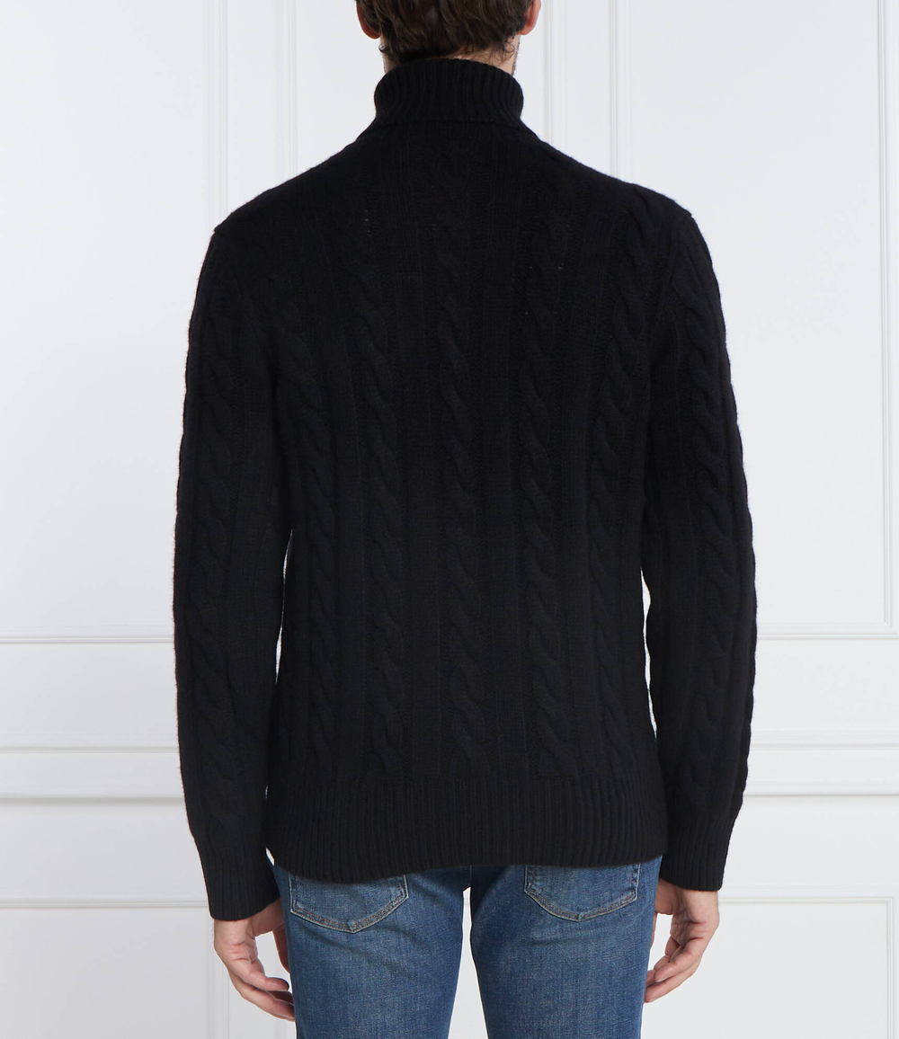 Хлопковый гольф POLO RALPH LAUREN - черный(710917035)