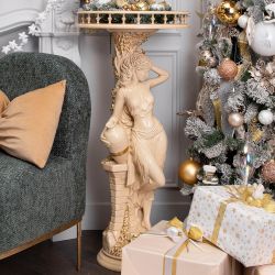 Подставка декоративная Девушка с кувшином №450/2 Айвори