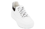 Alexander McQueen Alexander McQueen Court Trainer Soft Napa black tail low-cut sports casual shoes women's White