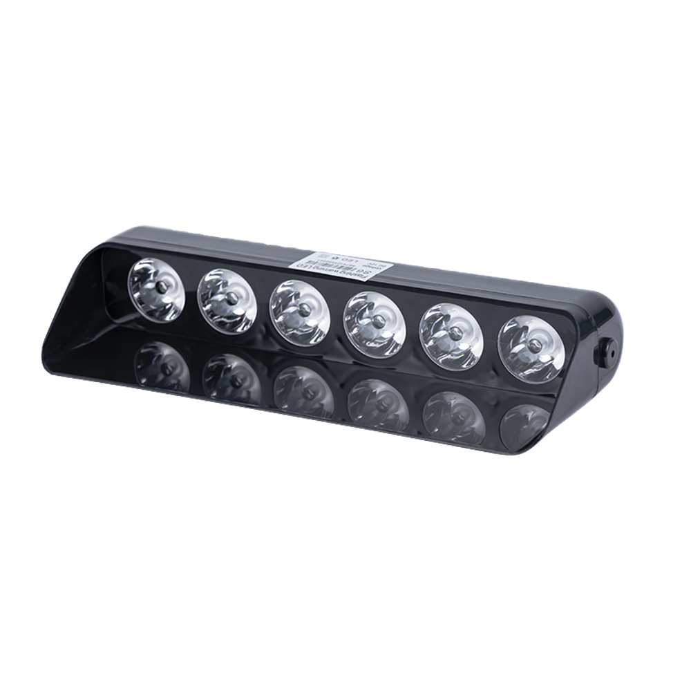 Мигалка-планка-стробоскоп Красно-Синяя 12-24V  6LED (245*60*120) (STROB-S6) (1шт)