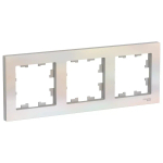 ATLASDESIGN 3-постовая РАМКА, универсальная, ЖЕМЧУГ
