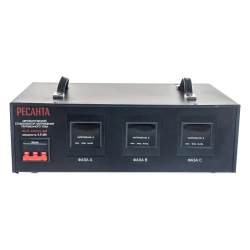 Ресанта АСН-4500/3-ЭМ трехфазный стабилизатор напряжения 63/4/2