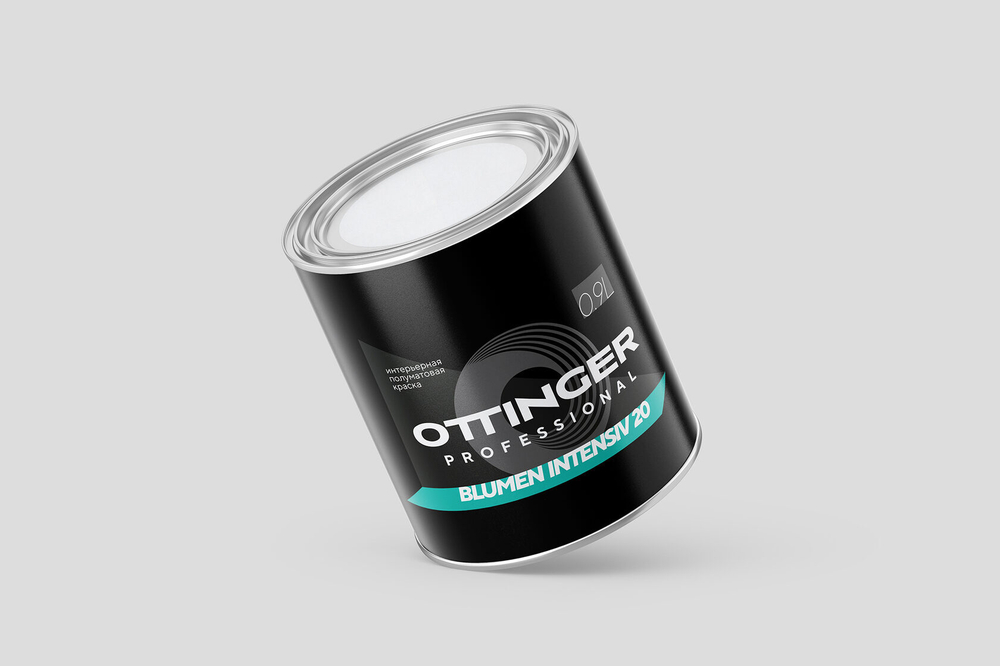 Краска дисперсионная акриловая Ottinger Blumen Intensive 20 интер. база 3 0.9л