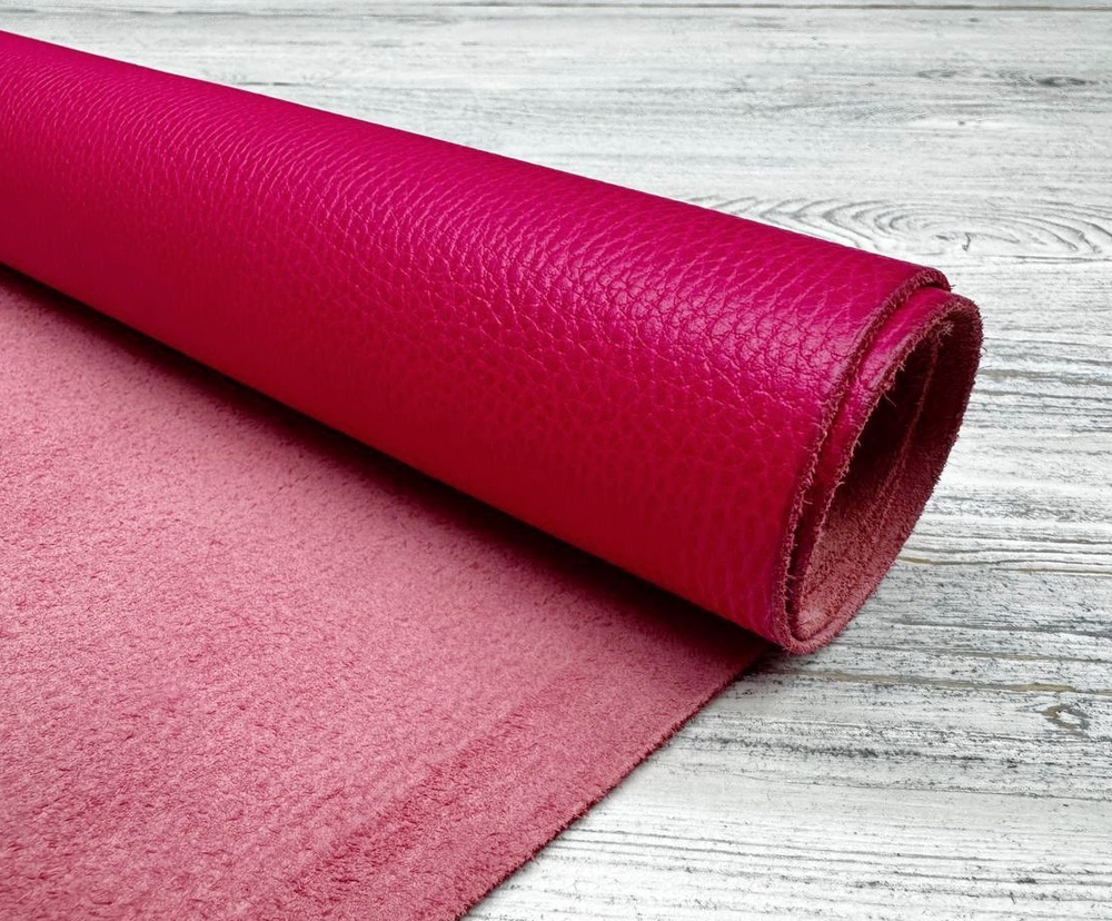 Luxury Tannery Dark Fuxia (1,5-1,7 мм), цв. Розовый, натуральная кожа