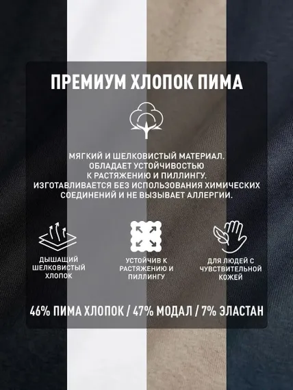 Мужские трусы слипы (2 шт) мини Basic 2BMP-014 графитовые