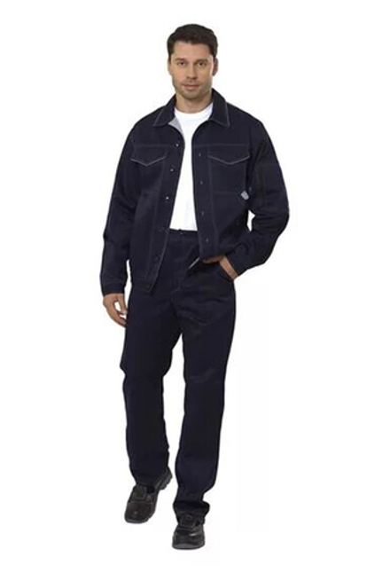 Костюм "Умелец-1" синий/св.серый