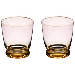 НАБОР СТАКАНОВ "TWIST & SHINE" PINK, 2 ШТ/360 МЛ